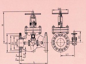 Cast Steel CF8 DN80 PN16 RF Flange Globe Valve