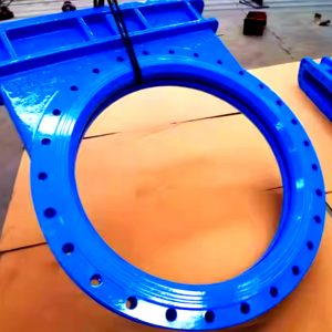 16inch 32inch wcb stainless steel api electric flanged knife gate valve