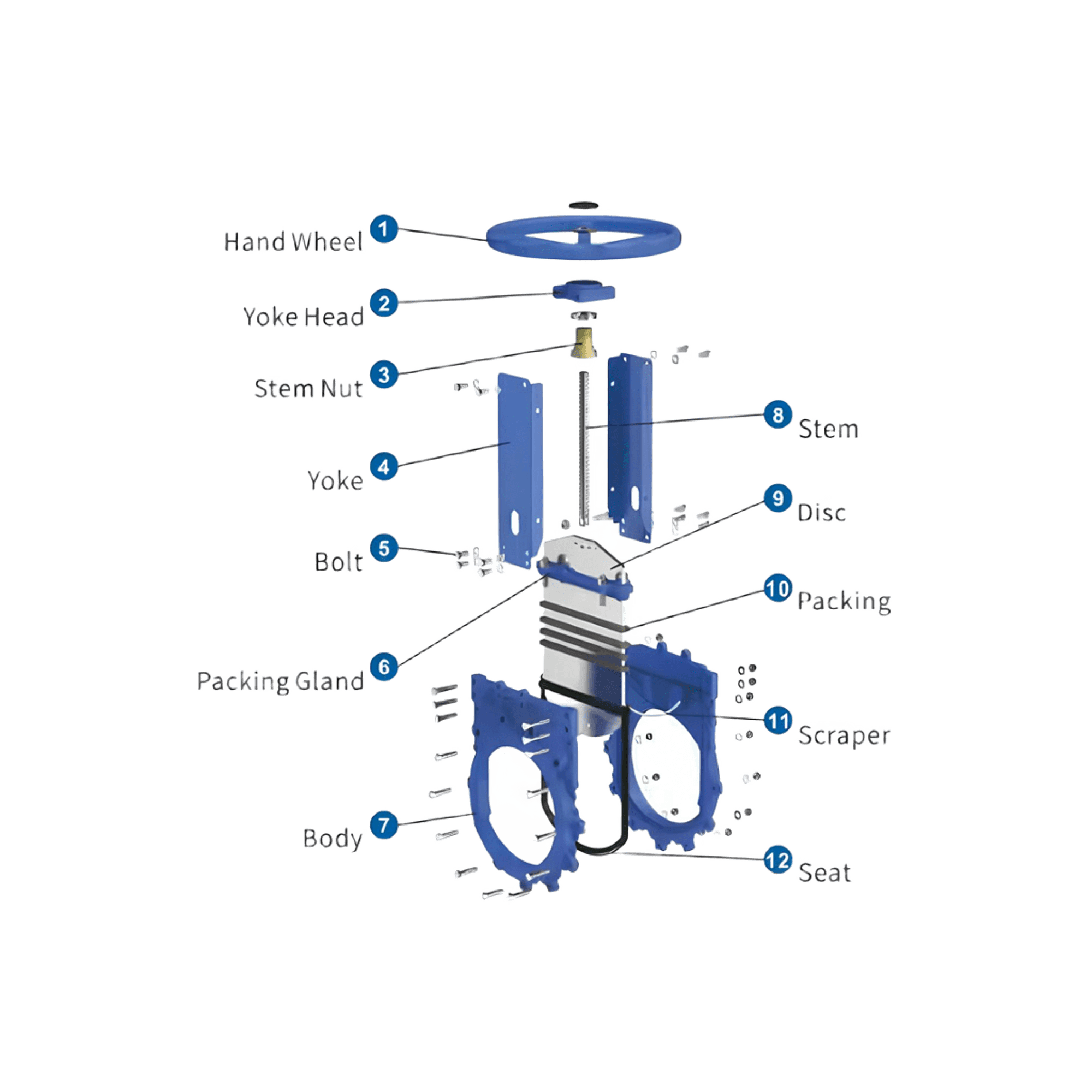 Pneumatic Knife Gate Valve Fast Shipping Pneumatic Knife Gate Valve DN300 Pneumatic Knife Gate Valve