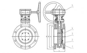 Double-Eccentric Wafer-Type Butterfly Valve